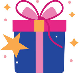 gift box with ribbon