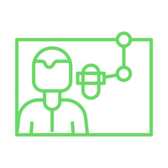 Radio Host Icon Design