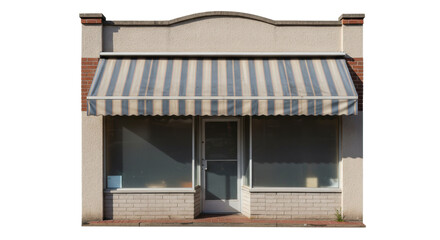 Isolated Storefront with Awning