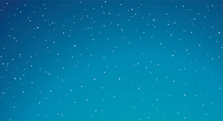 Stars in the night sky. Vector drawing