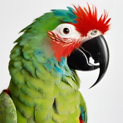 parrot  white background
