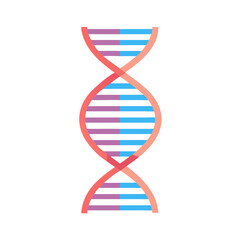 dna helix icon, dna helix vector illustration-simple illustration of dna helix, perfect for dna helix logos and icons