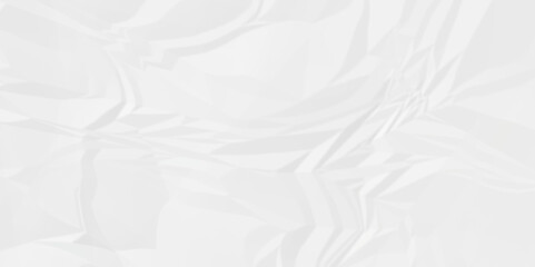 White crumple obsolete billboard rumple. wrinkle ripped creased white crumple aged closeup craft document grunge recycling paper background.	
