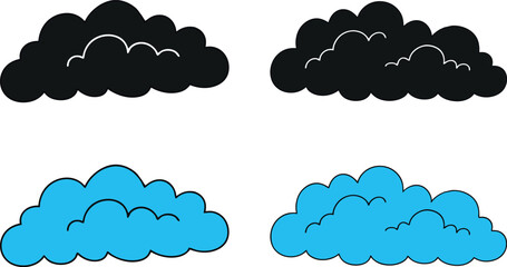 Cloud Vector Art Collection

