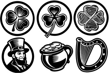 set of heraldic symbols