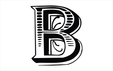 Elegant Letter B logo Vector Template. Initial Letter B Logo Design. Creative And Modern B logo