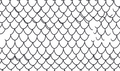 Fototapeta premium Dragon Snake Reptile Scale Pattern Vector Seamless Design for Fantasy Textures