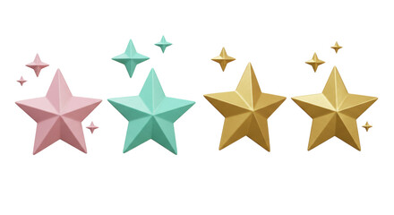 Isolated Colorful Star Rating Set
