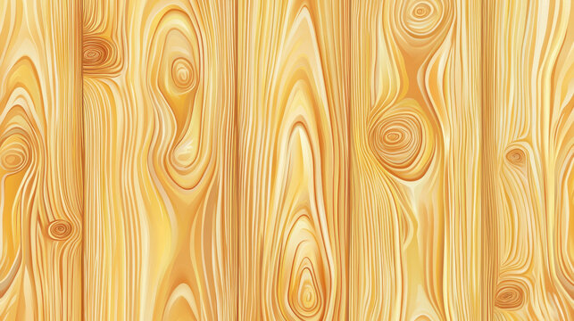 Seamless high-resolution texture of light brown wood planks with realistic grain patterns and knots ideal for backgrounds and design projects offe a natural aesthetic.