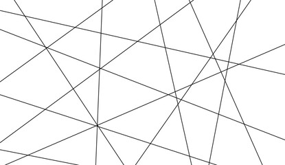 Abstract banner with an asymmetric texture. Black chaotic lines of modern design. flat vector illustration isolated on white background. vector illustration.