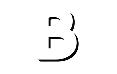 Elegant Letter B logo Vector Template. Initial Letter B Logo Design. Creative And Modern B logo