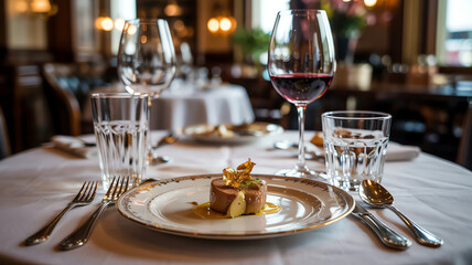 Fototapeta premium table setting for a dinner