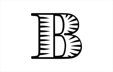 Elegant Letter B logo Vector Template. Initial Letter B Logo Design. Creative And Modern B logo