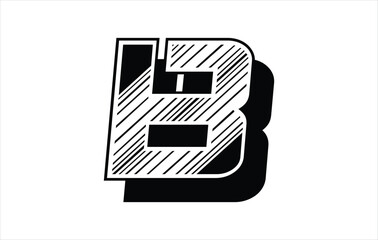 Elegant Letter B logo Vector Template. Initial Letter B Logo Design. Creative And Modern B logo
