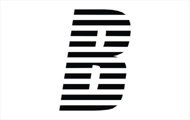 Elegant Letter B logo Vector Template. Initial Letter B Logo Design. Creative And Modern B logo