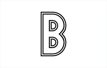 Elegant Letter B logo Vector Template. Initial Letter B Logo Design. Creative And Modern B logo