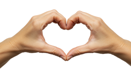 Isolated heart hands