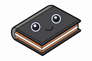 a stack of books on white background