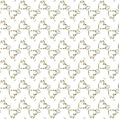 So Many Happy Hearts Seamless Vector Pattern Design