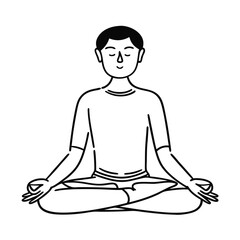 yoga woman silhouette