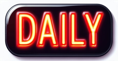 Polished black and red daily affirmation app icon with glowing positive words and mindset booster realistic detailed glossy style round square shape modern app icon bold vibrant c