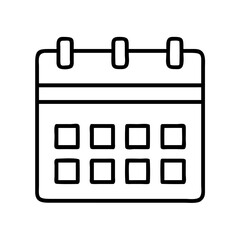 Calendar icon appointment schedule date event planning reminder organizer agenda timetable 2024