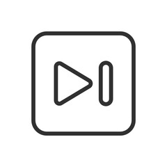 Play Next Icon – Media Control, Music Playback, Next Track Button