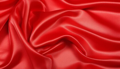 Obraz premium Red Satin Fabric Texture