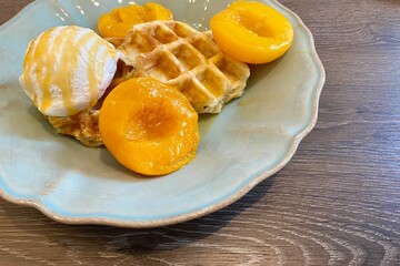 beautiful dessert on a plate