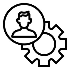 human resources vector icon