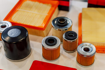 fuel filters for motorcycle. paper air filters for scooter. spare part for cleaning fuel motorcycle