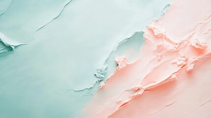 Fototapeta premium Abstract Pastel Painting of Textured Paint