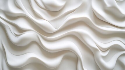 Obraz premium white tone background silk 19