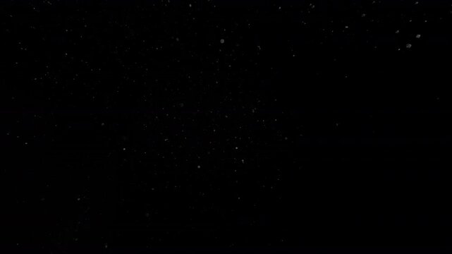 Super Slow Motion Dust Particles Floating in Air, Atmospheric Overlay at 1000fps