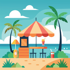 Obraz premium tropical beach background