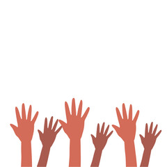 Obraz premium Women's History Month With Hands