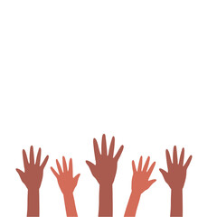 Obraz premium Women's History Month With Hands