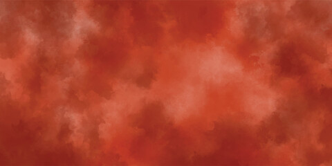 Abstract Shape Formed by Rising Red Smoke on Black

