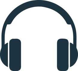 Headphone with white background