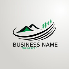 mountain logo design