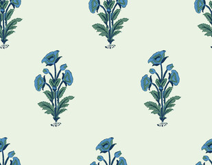 allover leriya and floral designs for printing