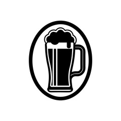 Cold Beer Icon Alcoholic Drink Beverage Symbol