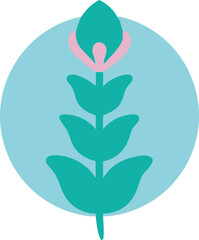 Iris, Lotus, Camellia, Freesia, Wisteria, Anemone, Fuchsia, Snapdragon, Primrose, Tulip Tree, flower logo Icon