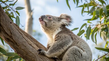 Naklejka premium koala in tree