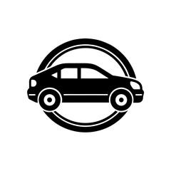 Fototapeta premium Vehicle Car Rental Icon Hire Service Symbol