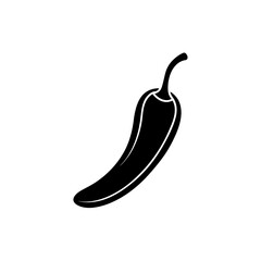 Hot Chili Icon Spicy Food Pepper Symbol