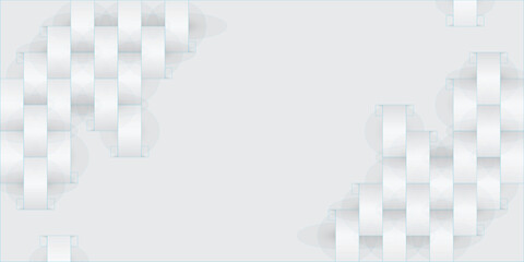 Abstract Geometric Design in White and Gray with Bright Light and Soft Shadows, Crafted for Modern Business Branding, Corporate Design Solutions, and Marketing Materials