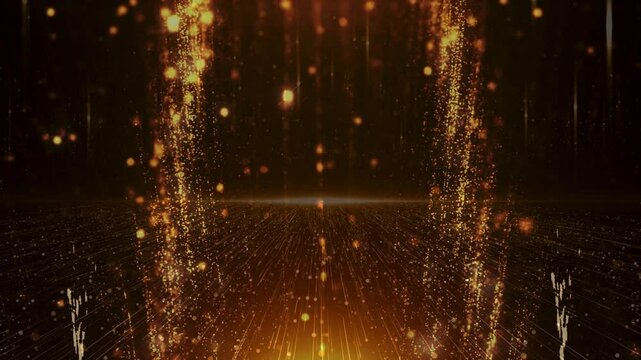 abstract golden light background
