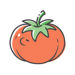 tomato icon, tomato vector illustration-simple illustration of tomato, perfect for tomato logos and icons