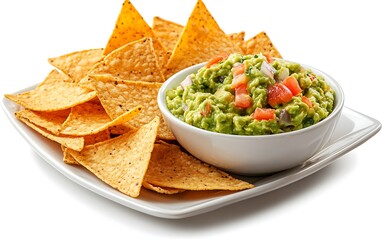 nachos and guacamole